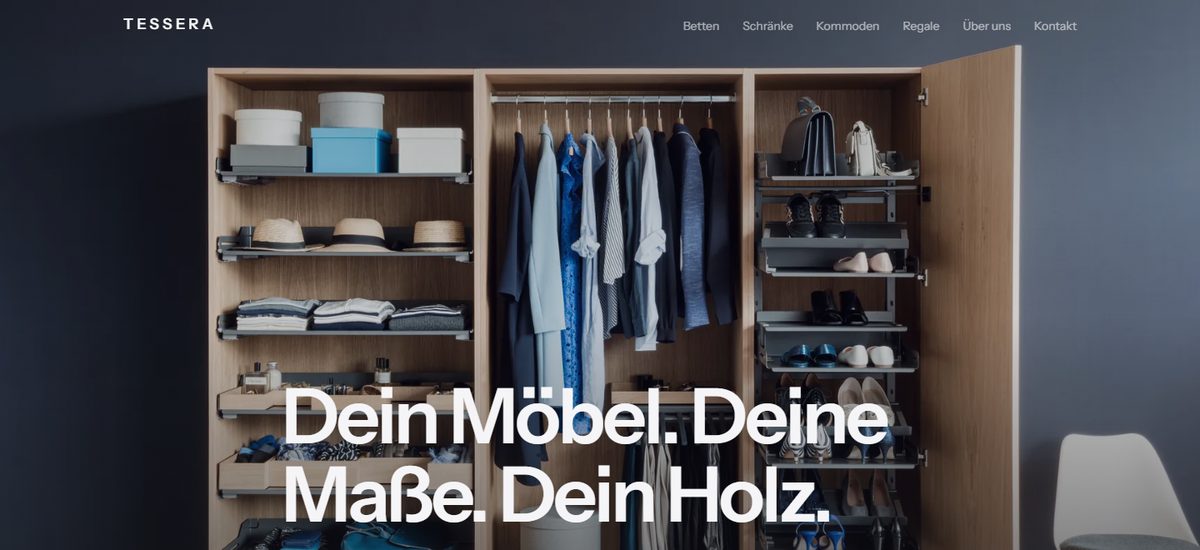 Tessera Möbel – Screenshot
